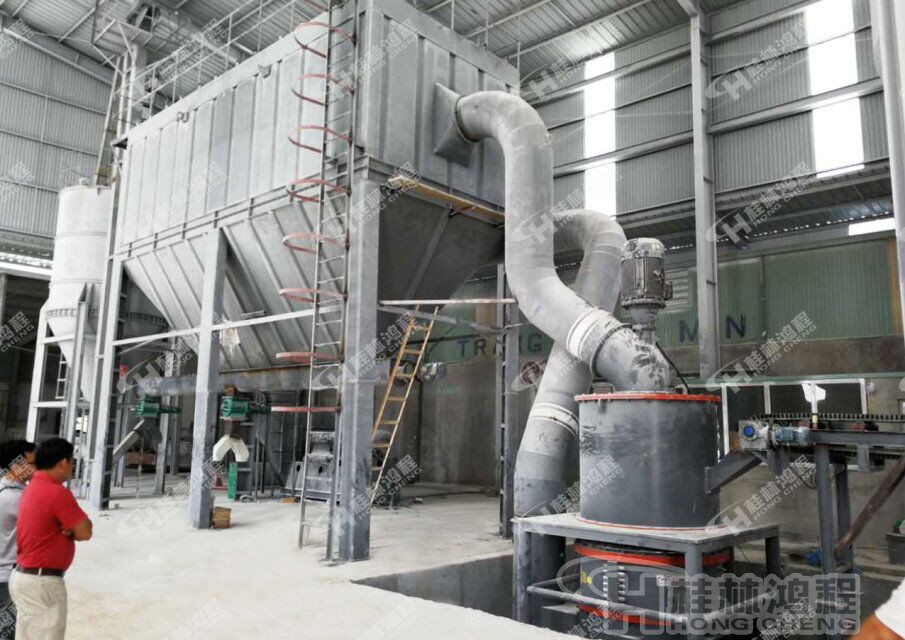 桂林鴻程白云石磨粉機(jī)，環(huán)保磨粉機(jī)-HCH超細(xì)環(huán)輥磨粉機(jī)環(huán)保設(shè)備