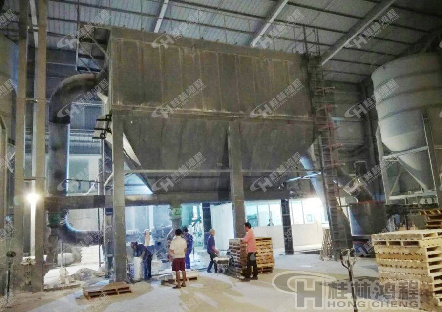 HCH1395超細滑石粉生產設備，滑石磨粉機，桂林鴻程環(huán)輥磨